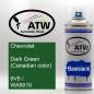 Preview: Chevrolet, Dark Green (Canadian color), 9V5 / WA9015: 400ml Sprühdose, von ATW Autoteile West.